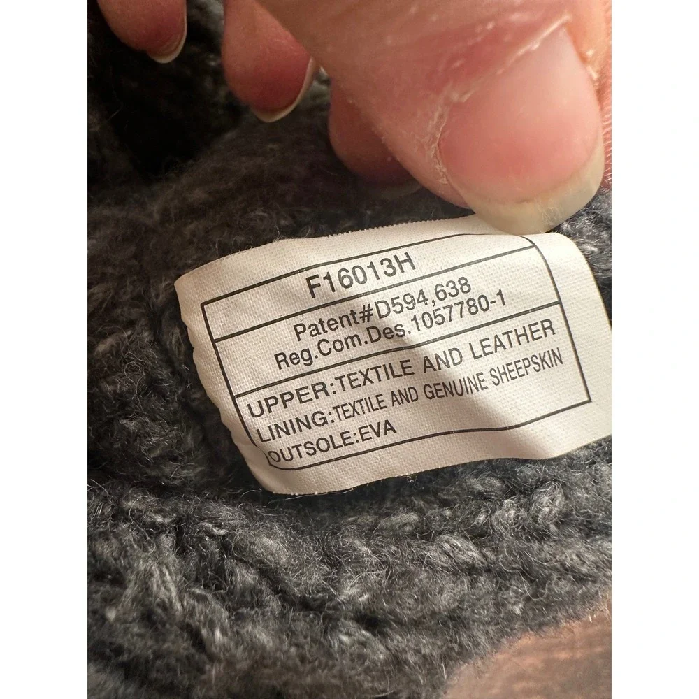 UGG Australia Tall Knit‎ Button Boots Gray Women's Size 6